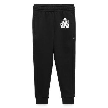Cheese bread (favorite food) - Kids’/Teens' Premium Sweatpants - black - Front - AI Model Kid Male (0cm)