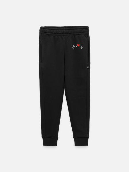 Leipzig Skyline Herzschlag Leipziger Herz Leibzsch - Kinder/Teenager Premium Sweathose - Schwarz