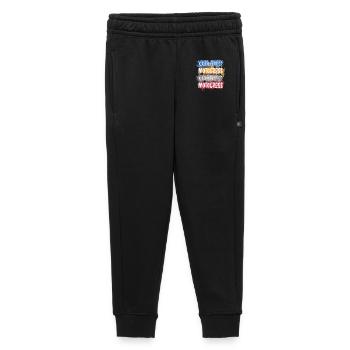 Motocross - Pantalon de survêtement enfant/adolescent premium - noir - Devant - AI Model Kid Male (0cm)