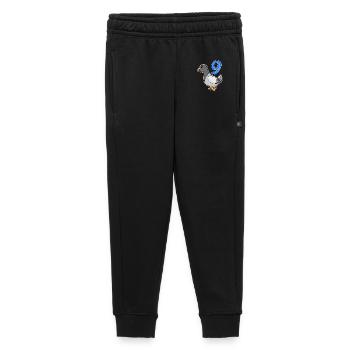 9 ans - 9ème anniversaire - motif oiseau pigeon - Pantalon de survêtement enfant/adolescent premium - noir - Devant - AI Model Kid Male (0cm)