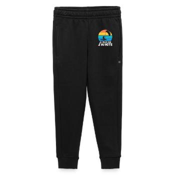 Je Peux Pas J'ai Kite Cadeau Humour - Pantalon de survêtement enfant/adolescent premium - noir - Devant - AI Model Kid Male (0cm)