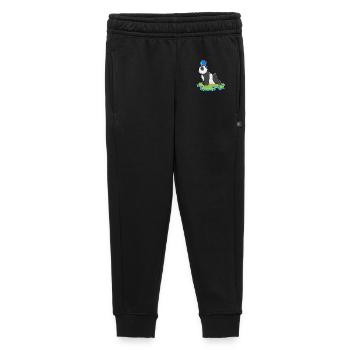 Panda Yoga Fitness Gymnastik - Kinder/Teenager Premium Sweathose - Schwarz - Vorne - AI Model Kid Male (0cm)