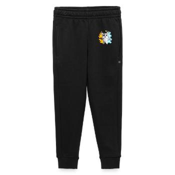 Dog Welsh Corgi Pembroke - Angel and Devil - Kids’/Teens' Premium Sweatpants - black - Front - AI Model Kid Male (0cm)