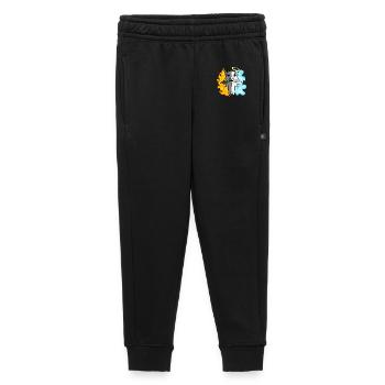Pig - Angel and Devil - Kids’/Teens' Premium Sweatpants - black - Front - AI Model Kid Male (0cm)