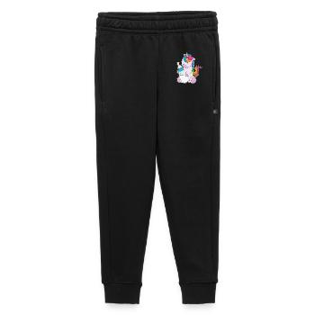 Lait licorne pour biberon - Pantalon de survêtement enfant/adolescent premium - noir - Devant - AI Model Kid Male (0cm)