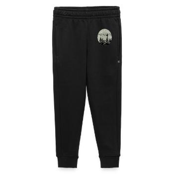 Oiseaux sur une ligne électrique au-dessus d’arbres illuminés - Pantalon de survêtement enfant/adolescent premium - noir - Devant - AI Model Kid Male (0cm)