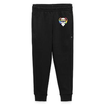 Gay Regenbogen Herz Tier Panda - Kinder/Teenager Premium Sweathose - Schwarz - Vorne - AI Model Kid Male (0cm)