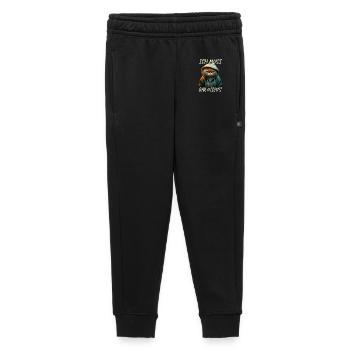 Katze Ich Muss Gar Nichts Nein Nö Faulenzer Katzen - Kinder/Teenager Premium Sweathose - Schwarz - Vorne - AI Model Kid Male (0cm)