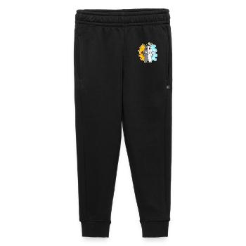 Hippo - Angel and Devil - Kids’/Teens' Premium Sweatpants - black - Front - AI Model Kid Male (0cm)