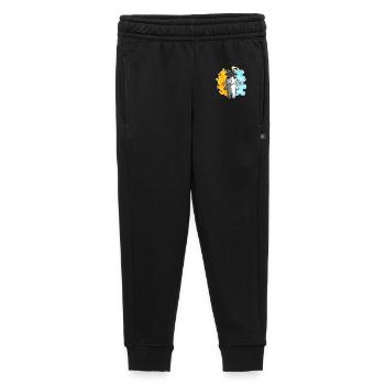 Cow - Angel and Devil - Kids’/Teens' Premium Sweatpants - black - Front - AI Model Kid Male (0cm)