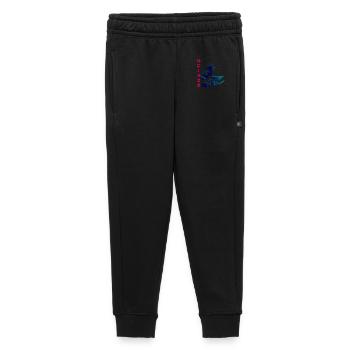 La grosse vague au large de Kanagawa - Pantalon de survêtement enfant/adolescent premium - noir - Devant - AI Model Kid Male (0cm)