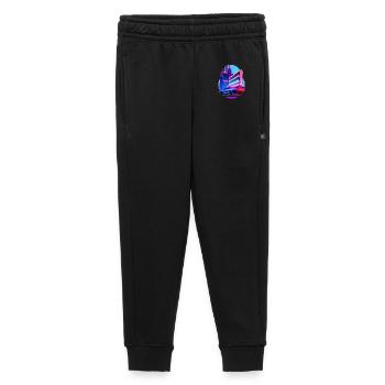 Retro Wave Sport Auto 80s Vaporwave Skyline - Kinder/Teenager Premium Sweathose - Schwarz - Vorne - AI Model Kid Male (0cm)