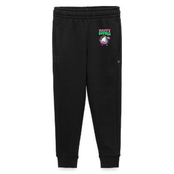 Joyeux Easter Easter Egg Art floral - Pantalon de survêtement enfant/adolescent premium - noir - Devant - AI Model Kid Male (0cm)