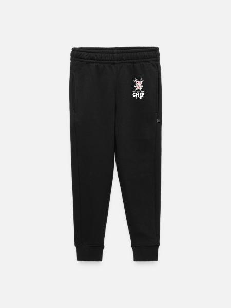 coole Kuh Chef Spruch - Kinder/Teenager Premium Sweathose - Schwarz