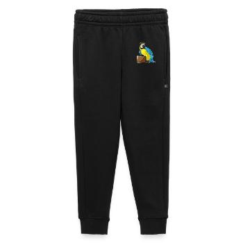 Parrot Entrepreneur Briefcase - Kids’/Teens' Premium Sweatpants - black - Front - AI Model Kid Male (0cm)