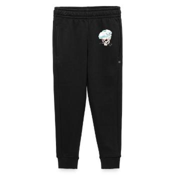 Skull Cooking Cooking Spoon Cooking - Kids’/Teens' Premium Sweatpants - black - Front - AI Model Kid Male (0cm)