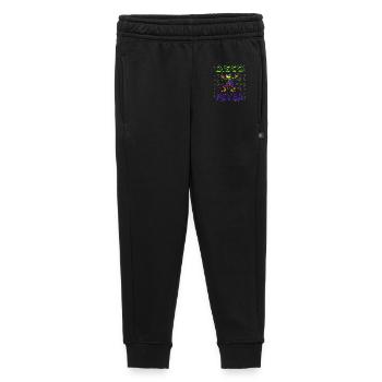 Frog Disco Fever - Kids’/Teens' Premium Sweatpants - black - Front - AI Model Kid Male (0cm)