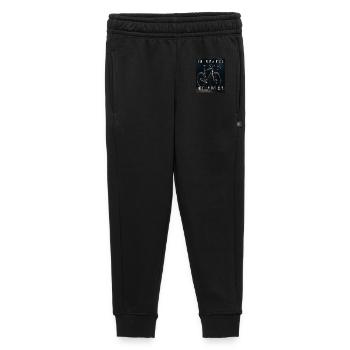 In Gravel We Trust - Gravel Bike - Pantalon de survêtement enfant/adolescent premium - noir - Devant - AI Model Kid Male (0cm)