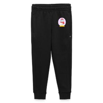 Bonhomme de neige Noël Heure d’hiver - Pantalon de survêtement enfant/adolescent premium - noir - Devant - AI Model Kid Male (0cm)
