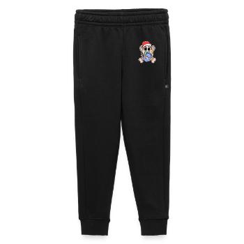 Singe bébé Noël - Pantalon de survêtement enfant/adolescent premium - noir - Devant - AI Model Kid Male (0cm)