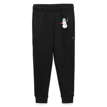 Schneemann Weihnachten Lutscher - Kinder/Teenager Premium Sweathose - Schwarz - Vorne - AI Model Kid Male (0cm)