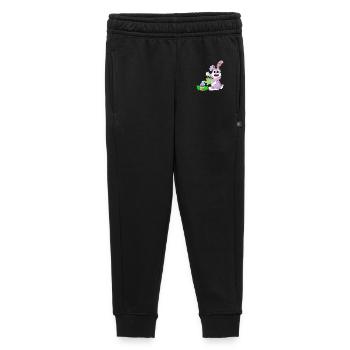 Jardin de Pâques Bunny - Pantalon de survêtement enfant/adolescent premium - noir - Devant - AI Model Kid Male (0cm)