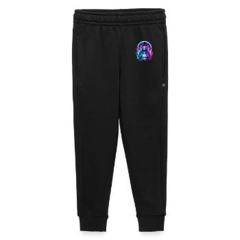 Cyber contrôleur néon - Puissance de jeu rétro - Pantalon de survêtement enfant/adolescent premium - noir - Devant - AI Model Kid Male (0cm)