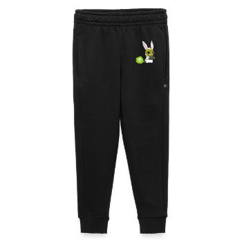 Farting Rabbit - Kids’/Teens' Premium Sweatpants - black - Front - AI Model Kid Male (0cm)