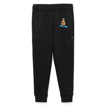 Snowboardeur Suricate - Pantalon de survêtement enfant/adolescent premium - noir - Devant - AI Model Kid Male (0cm)