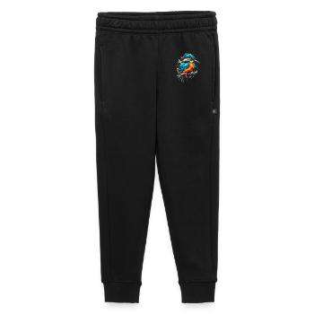 Martin-pêcheur - Pantalon de survêtement enfant/adolescent premium - noir - Devant - AI Model Kid Male (0cm)