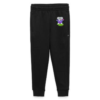 Elephant Clown - Kids’/Teens' Premium Sweatpants - black - Front - AI Model Kid Male (0cm)