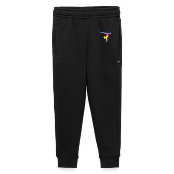 Gymnaste Gymnastique Club de gymnastique Gymnastique Gymnastique - Pantalon de survêtement enfant/adolescent premium - noir - Devant - AI Model Kid Male (0cm)