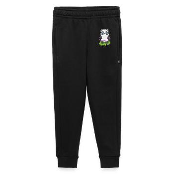 Panda Fitnessreifen Workout Gymnastik - Kinder/Teenager Premium Sweathose - Schwarz - Vorne - AI Model Kid Male (0cm)