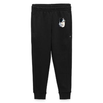 border collie chien amoureux chiot mignons collies - Pantalon de survêtement enfant/adolescent premium - noir - Devant - AI Model Kid Male (0cm)