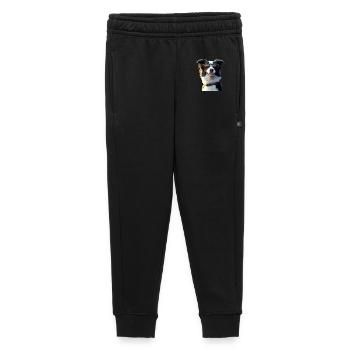 border collie chien amoureux chiot mignons collies - Pantalon de survêtement enfant/adolescent premium - noir - Devant - AI Model Kid Male (0cm)