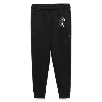 Dogue Allemand Hatz Mâle Saupacker Dogue Allemand - Pantalon de survêtement enfant/adolescent premium - noir - Devant - AI Model Kid Male (0cm)