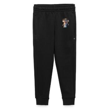 Loutre Loutre de mer Loutre Loutre Martre amour Loutre mignonne - Pantalon de survêtement enfant/adolescent premium - noir - Devant - AI Model Kid Male (0cm)