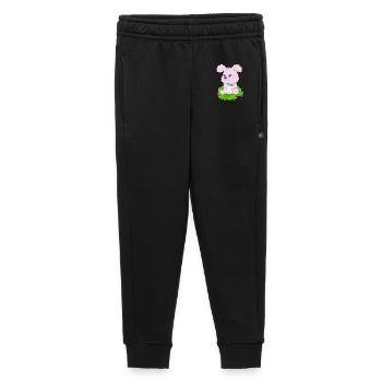 Bunny Baby Bottle Milk - Kids’/Teens' Premium Sweatpants - black - Front - AI Model Kid Male (0cm)