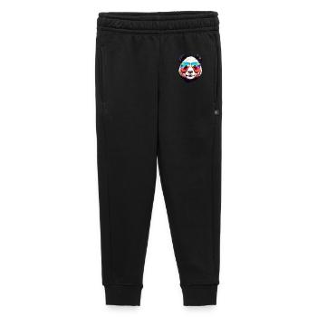 Cool Panda Bear Head with Sunglasses - Kids’/Teens' Premium Sweatpants - black - Front - AI Model Kid Male (0cm)