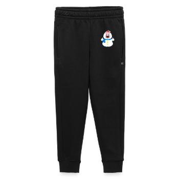 Schwein Weihnachten Schneemann - Kinder/Teenager Premium Sweathose - Schwarz - Vorne - AI Model Kid Male (0cm)