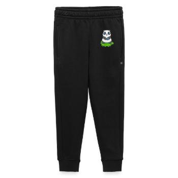 Panda Bowling Bowling Ball - Kids’/Teens' Premium Sweatpants - black - Front - AI Model Kid Male (0cm)