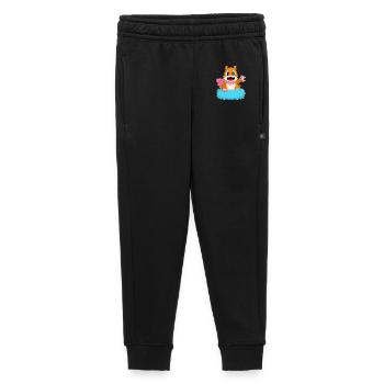 Snowboardeur Hamster Snowboard - Pantalon de survêtement enfant/adolescent premium - noir - Devant - AI Model Kid Male (0cm)