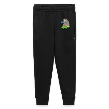 Faultier Boxer Boxhandschuhe Boxen - Kinder/Teenager Premium Sweathose - Schwarz - Vorne - AI Model Kid Male (0cm)