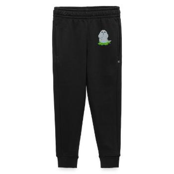 Sceaux de coiffure Seal - Pantalon de survêtement enfant/adolescent premium - noir - Devant - AI Model Kid Male (0cm)