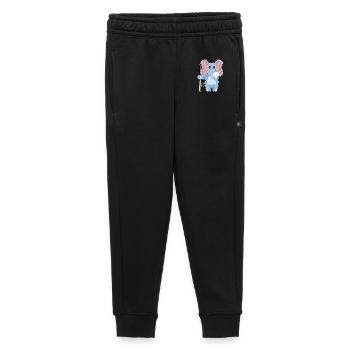 Elephant Billiard Cue - Kids’/Teens' Premium Sweatpants - black - Front - AI Model Kid Male (0cm)