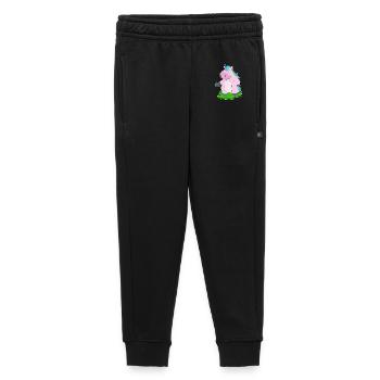 Unicorn Bowling Bowling Ball - Kids’/Teens' Premium Sweatpants - black - Front - AI Model Kid Male (0cm)