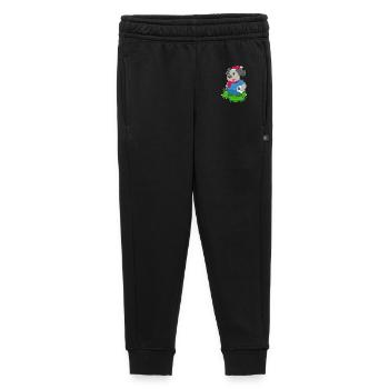 Chien Noël Football - Pantalon de survêtement enfant/adolescent premium - noir - Devant - AI Model Kid Male (0cm)