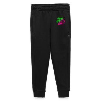 Drop Beats Not Bombs green pink - Kinder/Teenager Premium Sweathose - Schwarz - Vorne - AI Model Kid Male (0cm)