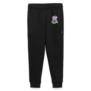 Cute elephant - Kids’/Teens' Premium Sweatpants - black - Front - AI Model Kid Male (0cm)