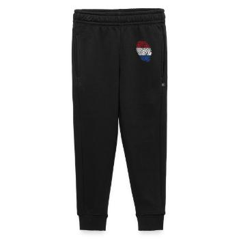 Netherlands flag fingerprints - Kids’/Teens' Premium Sweatpants - black - Front - AI Model Kid Male (0cm)